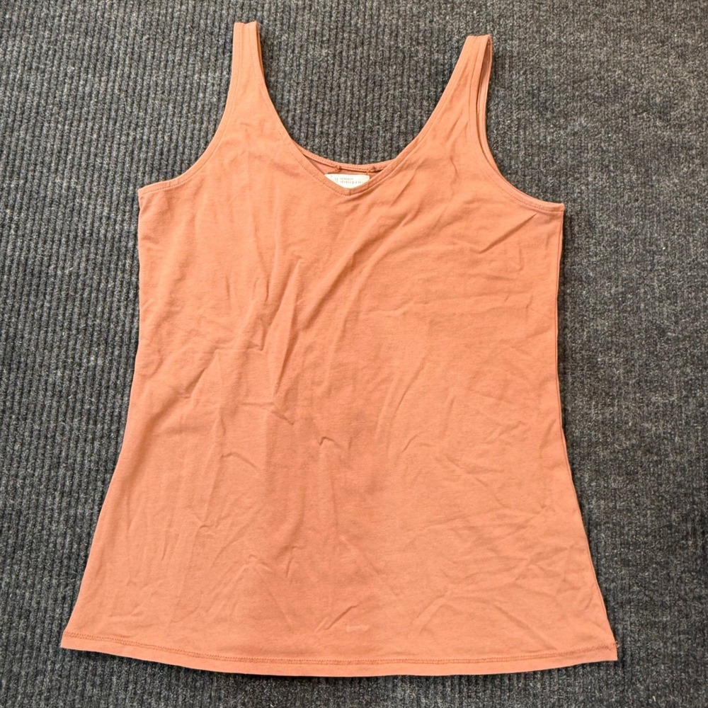 J.Jill Perfect Reversible Tank Top Women's S Brown Rust Orange Sleeveless